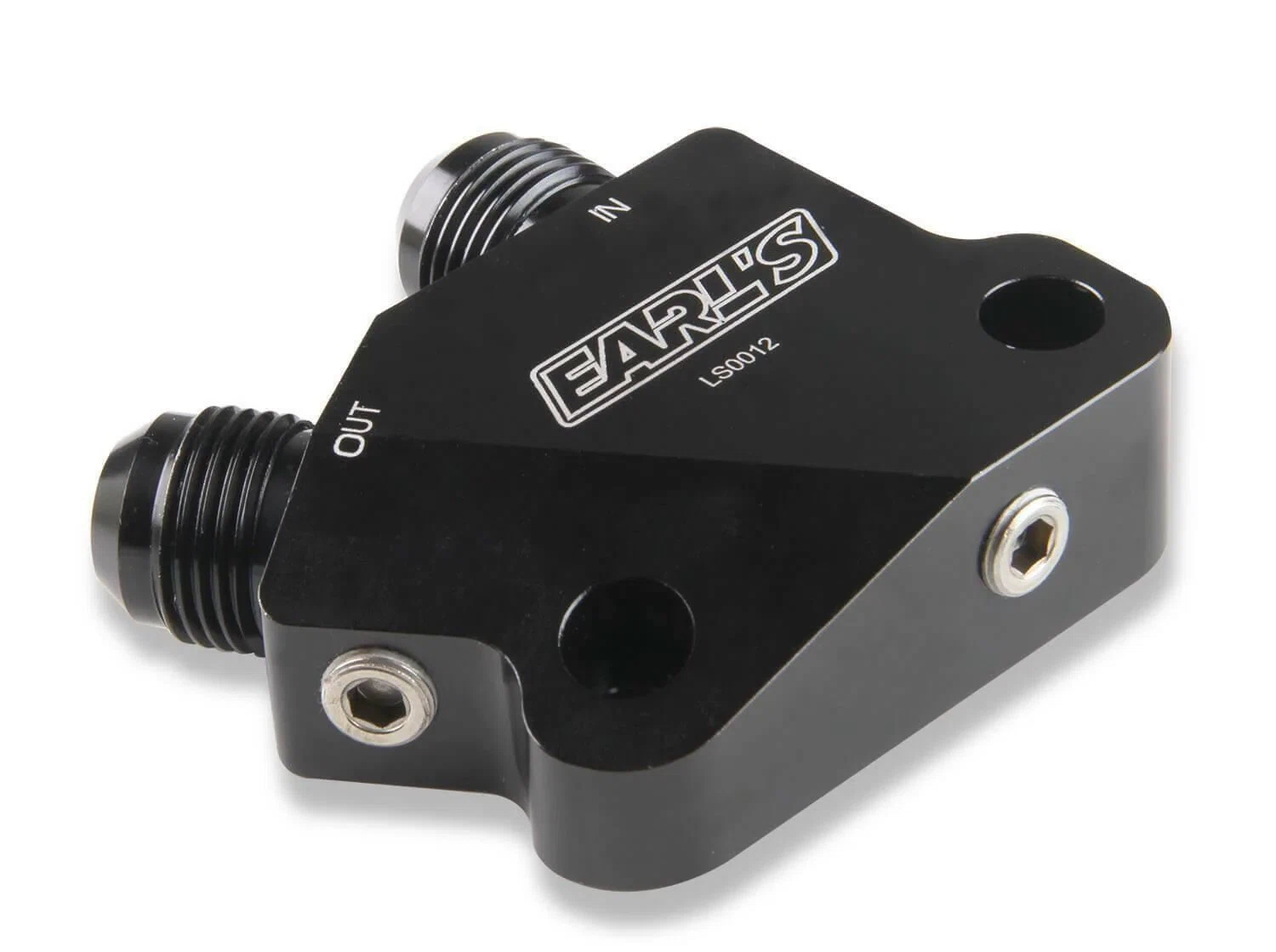 Earls LS Side Mount Oil Cooler Adapter - LS0012ERL